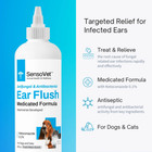 Sensovet Ear Infection Treatment For Dogs   Cats  Antifungal Ear Flush 8 Oz 