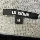 Kil Rieman Sleeveless Knit Blouse Grey Size Medium