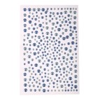 Craftbuddyus 325 Lt Blue dk Blue Pearl Self Adhesive Diamante Rhinestone Gems 