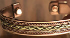 Pure Copper Bracelet Magnetic Healing Therapy Arthritis Pain Relief Bangle Cuff