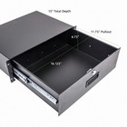 New 3u Drawer Rack Mount Dj 19  Rack Case Equipment Deep Drawer 3space Lockable