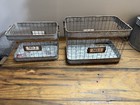 Metal Wire Basket Black Fruit Bowl Garden Rustic Farmhouse Storage Decor