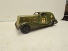 Vintage 1930s Louis Marx Tin Litho War Dept Department Friction Siren Ambulance