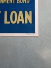 Original 1917 2nd Liberty Loan Wwi Poster Government Bond No  4 20x30