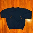 Vintage Blue 90s  awesome Dad  Embroidered Crewneck Sweatshirt Size Xl