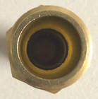 1 2 X 1 2 Male Npt Brass Pipe Fitting Thread Gas Fuel Water Air W  Viton Packing