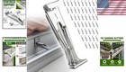 50 Pack Gutter Hangers - Hidden Aluminum Brackets With Rust-resistant Screws