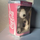 Vintage 1993 Coca-cola Plush Collection Polar Bear In Box With Bottle