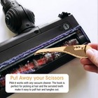 Pikk-it Vacuum Hair Brush Cleaner Tool     Removes Tangled One Size  Gold