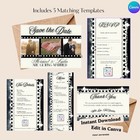 Editable Wedding Invitation Suite      Instant Download
