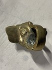 Antique Vintage Art Deco Dutch Door Handle Bath Spout Elephant Head In Bronze