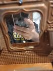 Vintage Comb   Brush Wall Tray   Match Holder And Mirror Copper Gilted Antique 