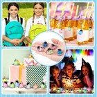 100 Pcs Luminous Mini Duck Keychains Glow In The Dark Resin Duck 3d Tiny Key    