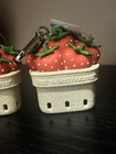 New Bath   Body Works Strawberry Basket Pocketbac Hand Sanitizer Gel Holder