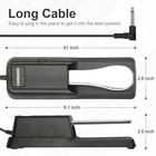 Sustain Pedal For Yamaha Keyboard Piano Keyboard Pedal With Polarity   