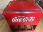 1940s Coca-cola Ice Chest Cooler Cap Catcher With Lids Vintage