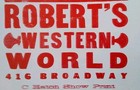Br5-49 Hatch Show Print Robert s Western World Nashville 1996 Concert Poster 
