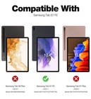 Dexnor For Samsung Galaxy Tab S7 Fe Case Built-in Screen Protector And Kickstand