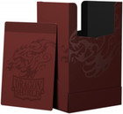 Dragon Shield Card Deck Box     Deck Shell  Blood Red black     Durable And Sturdy T