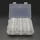 50pcs Direct Fit Airtight 1oz 40 6mm American Silver Eagle Coin Holders Capsules