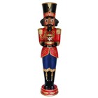 Member s Mark 6  Pre-lit African American Grand Nutcracker With Carousel