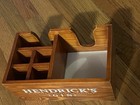 Hendrick   s Gin Wooden Bar Caddy   Organizer Multi-compartment 