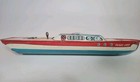 Vintage J Chein Peggy Jane Tin Toy Windup Speed Boat 14  Works Mechanical 