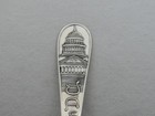 Vintage Sterling Silver Washington Dc Small Souvenir Spoon Cl-14