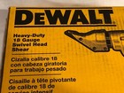 New Dewalt Variable Speed 18 Gauge Swivel Head Shear Electric Corded Dw890