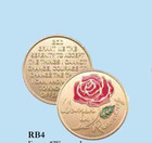 Women In Recovery Rose Serenity Prayer Medallion Chip Coin Aa Na Color 