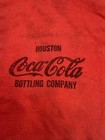 Vintage Coca-cola Zipper Money Bank Bag Houston Tx Texas Cash Change Purse