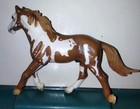 Schleich Brown   White Paint Pinto Stallion  2006 Horse Animal Figure