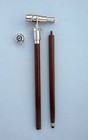 Walking Foldable Stick Cane Nautical Ross London Spyglass Brass Telescope Handle