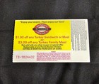 Boston - Miami  Fl  Ticket Stub 1995