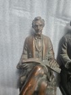 Antique 1920 s Armor Bronze Clad Abraham Lincoln Set 2 Bookends 