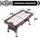 Hall Of Games Air Hockey Table  Indoor Arcade Gaming Sets With Electronic Sco   