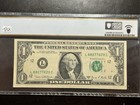 1969 D  1 Federal Reserve Note Full Offset Printing Error Face To Back Pcgs Xf45