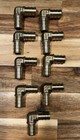 Pack Of  9 - Sharkbite  1 2   X  1 2   Pex Brass 90 Degree Elbow Shark Bite