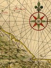 Cuba 1639 Old Map Caribbean Ocean Maritime Chart - 14x24