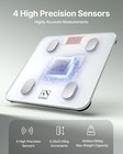 Digital Bathroom Scale For Bmi Highly Accurate Smart Bluetooth Scale Lcd Display