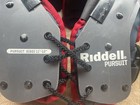 Riddell Pursuit Youth Size S  60  11   -12    Football Shoulder Pads Black Gray