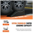 Car Plastic Tandem Wheel Change Ramp Caravan Motor Home 20000 Lbs 1 Pcs