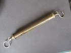 Vtg Brass Chatillon  Ny Inst-t Fish Weight Hanging Spring Fishing Scale