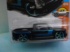2017 Hot Wheels Chevy Silverado 4x4  159   black Truck  Blue Oh5   hot Trucks   