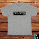 New Shirt Ampeg Amps Bass Amp Guitar Logo White black  grey  navy T-shirt S-5xl