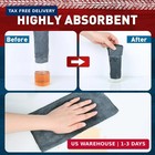 Microfiber Cleaning Cloths Bulk-15 Pack  Gray Microfiber Towels For Cars
