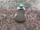 Vintage Sterling Silver Perfume Flask Snuff  Etched Bottle