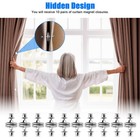10 Pairs Magnetic Curtain Clips Nail Free Button Buckle Room Window Screen Decor