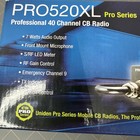 Uniden Pro520xl Pro Series 40-channel Compact Cb Radio With Pa Brand New