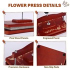 Large Flower Press Kit easy Onestep Wooden Plant Press 12 6 X 7 68 Inch Flowe   